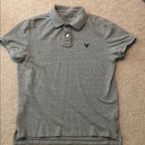 Men's American Eagle Grey Polo shirt (size Medium)